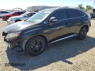 2011 Lexus RX 450h with VIN JTJBC1BAXB2034849, listed as a Copart auction lot 62915265 with 168,558 mi miles and Salvage title. Bid and sale history available at DreamBid. Image 1.