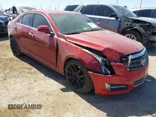 2013 Cadillac ATS Performance with VIN 1G6AC5S30D0128358, listed as a IAAI auction lot 41745457 with 99,977 mi miles. Bid and sale history available at carsss.com. Image 1.
