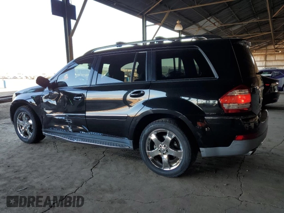 2007 Mercedes-Benz GL 450 with VIN 4JGBF71E27A129111, listed as a Copart auction lot 79764614 with 188,093 mi miles and Salvage Title. Bid and sale history available at DreamBid. Image 2.