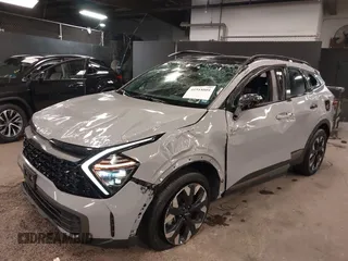 2024 Kia Sportage X-Line with VIN 5XYK6CDF2RG177261, listed as a IAAI auction lot 41918801 with 9,100 mi miles and . Bid and sale history available at carsss.com. Image 6.