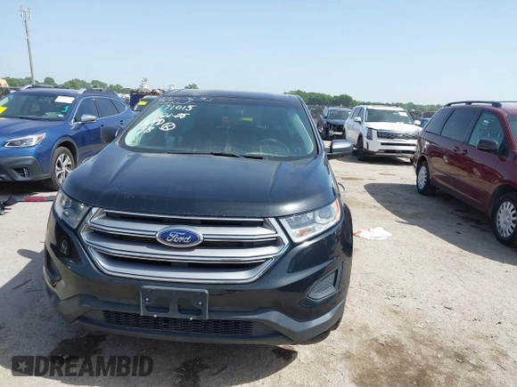 2015 Ford Edge SE z VIN 2FMTK3G83FBB52782, wystawiony jako IAAI lot #42257635 z przebiegiem 166 375 mil mil oraz . Historia ofert i sprzedaży dostępna na DreamBid. Obrazek 12.