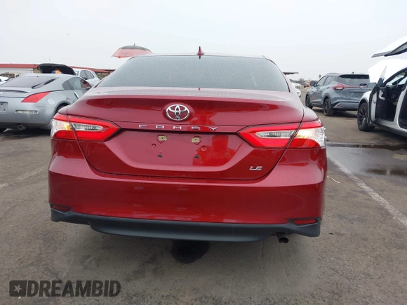 2020 Toyota Camry LE with VIN 4T1C11AK0LU954420, listed as a IAAI auction lot 41576657 with 56,863 mi miles. Bid and sale history available at carsss.com. Image 16.