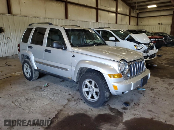 2005 Jeep Liberty Limited z VIN 1J8GL58K95W726350, wystawiony jako Copart lot #63145865 z przebiegiem 98 269 mil mil oraz Czysty tytuł • Clean title. Historia ofert i sprzedaży dostępna na DreamBid. Obrazek 4.
