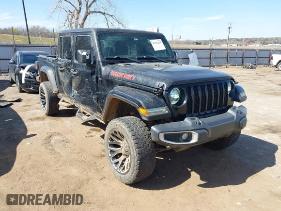 2022 Jeep Gladiator Texas Trail with VIN 1C6HJTAGXNL160784, listed as a IAAI auction lot 41796235 with 81,783 mi miles. Bid and sale history available at carsss.com. Image 1.