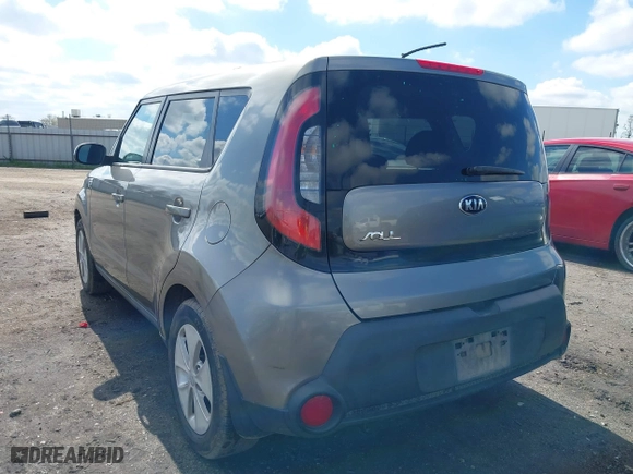 2015 Kia Soul with VIN KNDJN2A2XF7169413, listed as a IAAI auction lot 41749116 with 143,769 mi miles. Bid and sale history available at carsss.com. Image 3.