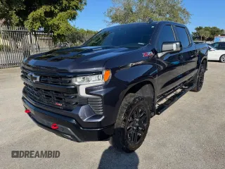 2022 Chevrolet Silverado 1500 LT Trail Boss with VIN 3GCUDFET4NG616850, listed as a Copart auction lot 44266555 with 20,386 mi miles and Non Repairable. Bid and sale history available at DreamBid. Image 1.
