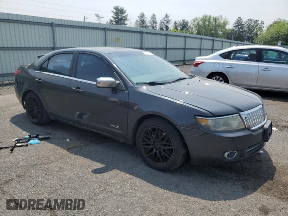 2007 Lincoln MKZ with VIN 3LNHM26T17R639966, listed as a Copart auction lot 59353455 with 126,357 mi miles and Salvage title. Bid and sale history available at DreamBid. Image 4.
