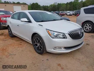 2016 Buick LaCrosse Sport Touring with VIN 1G4G45G39GF205576, listed as a IAAI auction lot 41972707 with 111,411 mi miles. Bid and sale history available at carsss.com. Image 1.