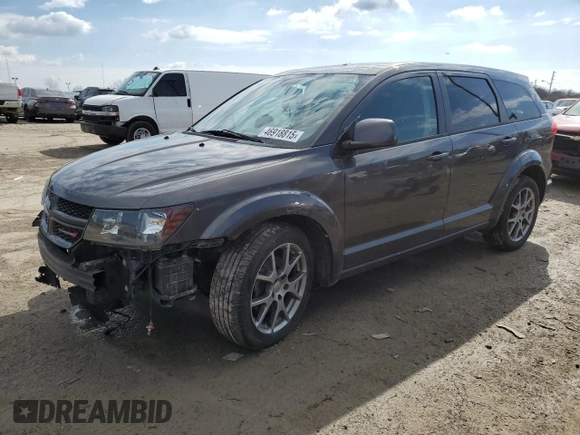 2016 Dodge Journey R/T with VIN 3C4PDCEG8GT178911, listed as a Copart auction lot 46918815 with 138,200 mi miles and Clean Title. Bid and sale history available at carsss.com. Image 1.