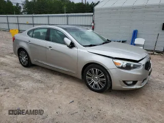 2014 Kia Cadenza Premium z VIN KNALN4D7XE5123003, wystawiony jako Copart lot #56565475 z przebiegiem 104 949 mil mil oraz Tytuł czysty. Historia ofert i sprzedaży dostępna na DreamBid. Obrazek 4.