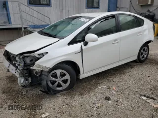 2014 Toyota Prius Four with VIN JTDKN3DU7E1841002, listed as a Copart auction lot 53757825 with Not provided miles and Salvage title. Bid and sale history available at DreamBid. Image 1.