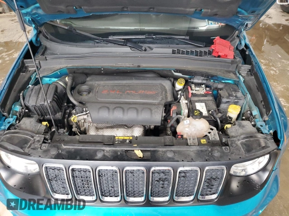 2021 Jeep Renegade Latitude z VIN ZACNJDBB7MPM24975, wystawiony jako Copart lot #61205165 z przebiegiem 63 328 mil mil oraz Szkoda całkowita • Salvage title. Historia ofert i sprzedaży dostępna na DreamBid. Obrazek 12.