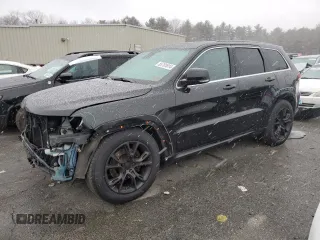 2016 Jeep Grand Cherokee Overland with VIN 1C4RJFCT9GC334436, listed as a Copart auction lot 85761814 with 156,479 mi miles and Salvage title. Bid and sale history available at DreamBid. Image 1.