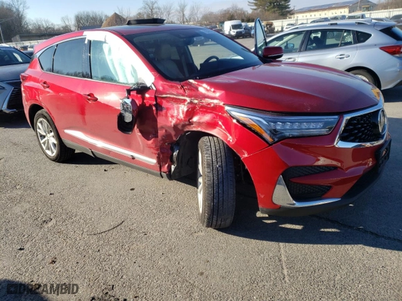 2021 Acura RDX with VIN 5J8TC2H38ML047507, listed as a Copart auction lot 72791162 with 10,335 mi miles. Bid and sale history available at carsss.com. Image 4.