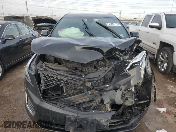 2021 Cadillac XT5 AWD Premium Luxury with VIN 1GYKNDRS9MZ141571, listed as a Copart auction lot 46450135 with 92,668 mi miles and Salvage Title. Bid and sale history available at carsss.com. Image 5.