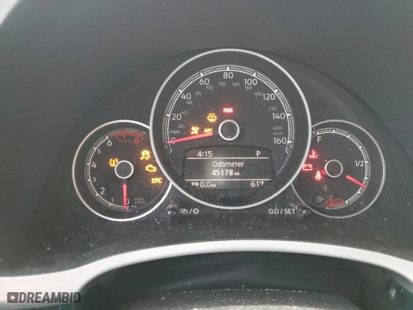 2018 Volkswagen Beetle SE with VIN 3VWJD7AT6JM711272, listed as a Copart auction lot 72000634 with 45,178 mi miles and Salvage Title. Bid and sale history available at carsss.com. Image 9.