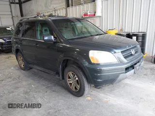 2003 Honda Pilot EX z VIN 2HKYF18683H611272, wystawiony jako IAAI lot #42024936 z przebiegiem 213 853 mil mil oraz . Historia ofert i sprzedaży dostępna na DreamBid. Obrazek 1.