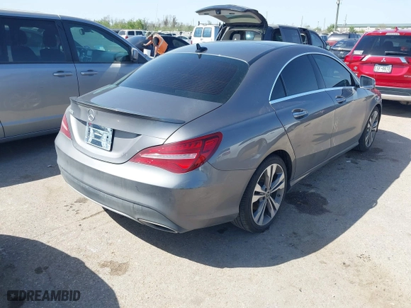2019 Mercedes-Benz CLA with VIN WDDSJ4EB0KN768581, listed as a IAAI auction lot 41856086 with 41,864 mi miles. Bid and sale history available at carsss.com. Image 4.