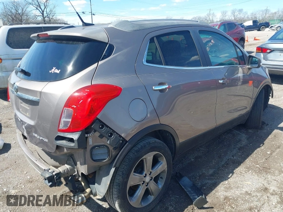 2014 Buick Encore with VIN KL4CJASB4EB783635, listed as a IAAI auction lot 41816882 with 134,758 mi miles. Bid and sale history available at carsss.com. Image 4.