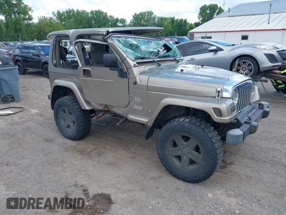 2004 Jeep Wrangler Sahara with VIN 1J4FA59S54P740417, listed as a IAAI auction lot 42382078 with 200,108 mi miles and . Bid and sale history available at DreamBid. Image 1.