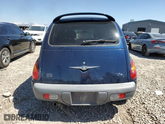 2002 Chrysler PT Cruiser Limited with VIN 3C8FY68B42T322964, listed as a Copart auction lot 53139855 with 89,947 mi miles and Salvage Title. Bid and sale history available at DreamBid. Image 6.