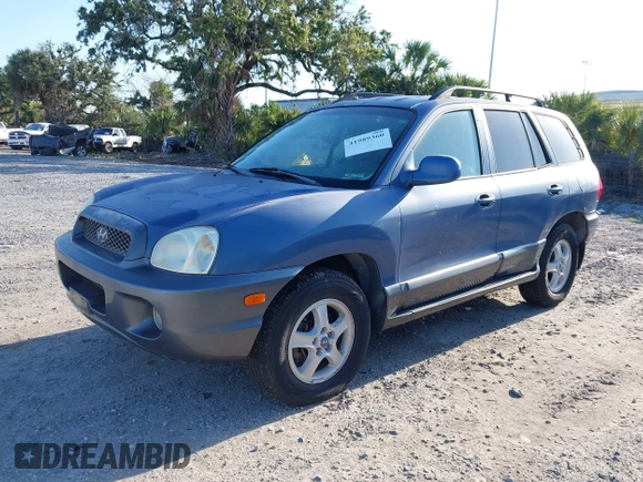 2003 Hyundai Santa Fe GLS with VIN KM8SC73D33U469955, listed as a IAAI auction lot 41989360 with 66,798 mi miles. Bid and sale history available at carsss.com. Image 2.