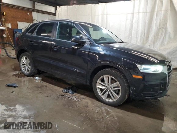 2017 Audi Q3 Premium with VIN WA1ECCFS7HR011053, listed as a Copart auction lot 50505645 with 78,842 mi miles and Salvage title. Bid and sale history available at DreamBid. Image 4.