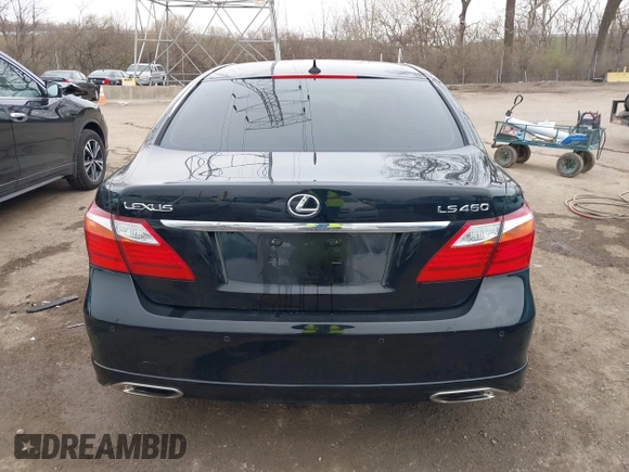 2010 Lexus LS 460 with VIN JTHBL5EF1A5093690, listed as a IAAI auction lot 41873176 with 125,809 mi miles. Bid and sale history available at carsss.com. Image 16.