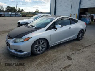 2012 Honda Civic Si with VIN 2HGFG4A56CH703773, listed as a Copart auction lot 56449825 with 117,675 mi miles and Salvage title. Bid and sale history available at DreamBid. Image 1.