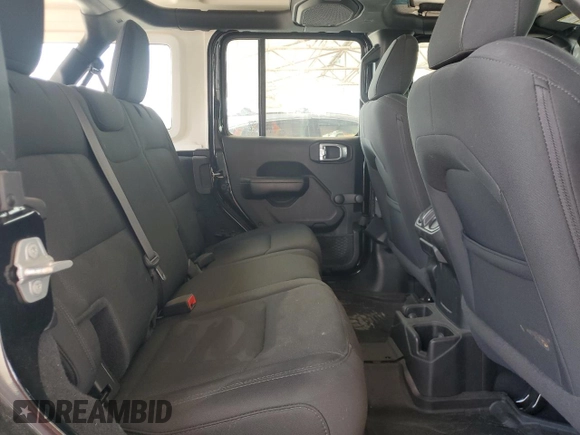 2020 Jeep Wrangler Unlimited Sport z VIN 1C4HJXDM3LW231868, wystawiony jako Copart lot #60890985 z przebiegiem 46 087 mil mil oraz Szkoda całkowita • Salvage title. Historia ofert i sprzedaży dostępna na DreamBid. Obrazek 10.
