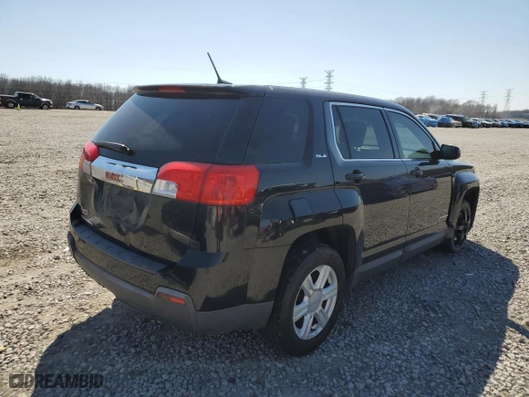2014 GMC Terrain SLE with VIN 2GKALMEK7E6352847, listed as a Copart auction lot 47767645 with 143,793 mi miles and Salvage Title. Bid and sale history available at carsss.com. Image 3.