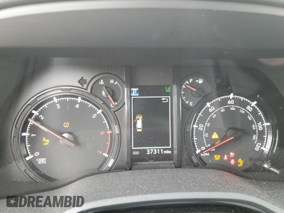 2023 Toyota 4Runner SR5 with VIN JTEMU5JR0P6088132, listed as a Copart auction lot 48476075 with 37,311 mi miles and Salvage title. Bid and sale history available at DreamBid. Image 9.