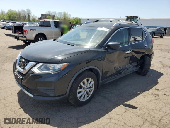 2018 Nissan Rogue SV z VIN JN8AT2MV3JW350156, wystawiony jako Copart lot #54839845 z przebiegiem 64 870 mil mil oraz Szkoda całkowita • Salvage title. Historia ofert i sprzedaży dostępna na DreamBid. Obrazek 1.