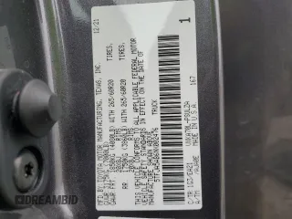 2022 Toyota Tundra Limited with VIN 5TFJA5AB6NX002476, listed as a Copart auction lot 44902235 with 48,571 mi miles and Salvage title. Bid and sale history available at DreamBid. Image 15.
