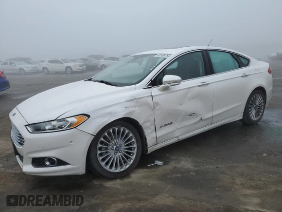 2013 Ford Fusion Titanium Hybrid with VIN 3FA6P0RU9DR371620, listed as a Copart auction lot 83109754 with 176,770 mi miles and Salvage Title. Bid and sale history available at carsss.com. Image 1.