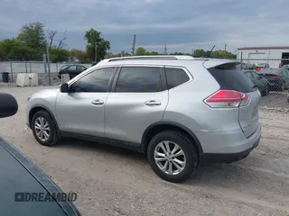 2016 Nissan Rogue SV with VIN KNMAT2MV8GP649804, listed as a IAAI auction lot 37808592 with 57,180 mi miles. Bid and sale history available at carsss.com. Image 14.