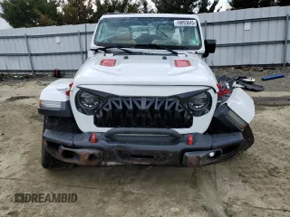 2018 Jeep Wrangler Unlimited Rubicon with VIN 1C4HJXFGXJW244945, listed as a Copart auction lot 49893645 with 45,802 mi miles and Salvage title. Bid and sale history available at DreamBid. Image 5.