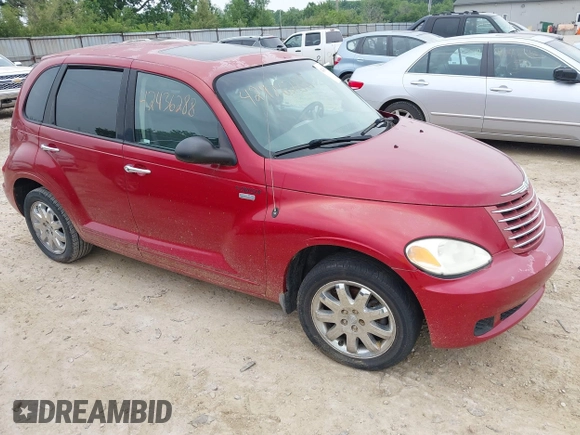 2007 Chrysler PT Cruiser Touring with VIN 3A8FY58B17T529081, listed as a IAAI auction lot 42436288 with 108,672 mi miles and . Bid and sale history available at DreamBid. Image 1.