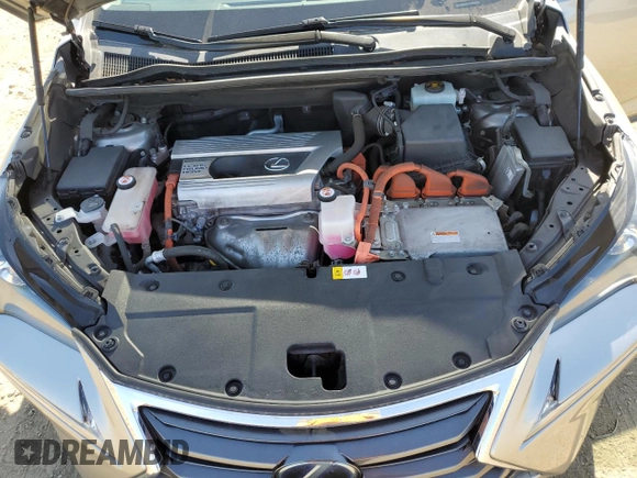 2017 Lexus NX 300h with VIN JTJBJRBZ2H2053608, listed as a Copart auction lot 53855765 with 78,060 mi miles and Salvage Title. Bid and sale history available at DreamBid. Image 12.