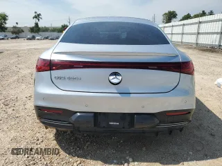 2022 Mercedes-Benz EQS with VIN W1KCG2DBXNA003883, listed as a Copart auction lot 63673384 with 0 mi miles and Salvage Title. Bid and sale history available at carsss.com. Image 6.