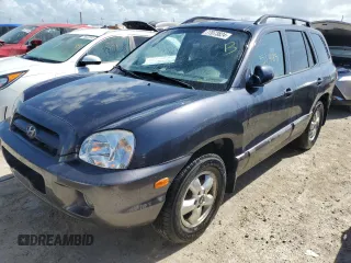 2005 Hyundai Santa Fe GLS with VIN KM8SC13D65U957846, listed as a Copart auction lot 77073824 with 51,485 mi miles and Non Repairable. Bid and sale history available at carsss.com. Image 1.