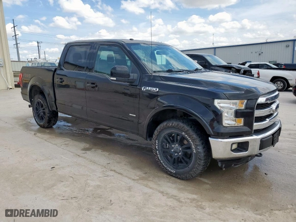 2016 Ford F-150 XLT with VIN 1FTEW1EP1GKD81128, listed as a Copart auction lot 50796855 with 161,544 mi miles and Salvage Title. Bid and sale history available at carsss.com. Image 4.