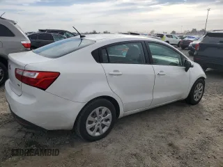 2013 Kia Rio LX with VIN KNADM4A31D6113719, listed as a Copart auction lot 44825165 with 121,443 mi miles and Salvage Title. Bid and sale history available at carsss.com. Image 3.