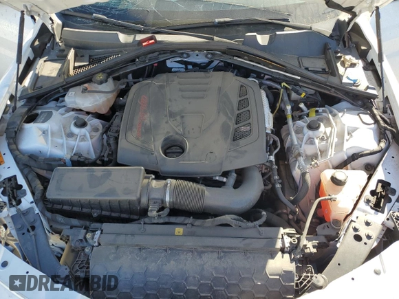 2019 Alfa Romeo Giulia Ti Sport with VIN ZARFAMBN8K7605679, listed as a Copart auction lot 80492424 with 27,295 mi miles and Salvage Title. Bid and sale history available at carsss.com. Image 11.