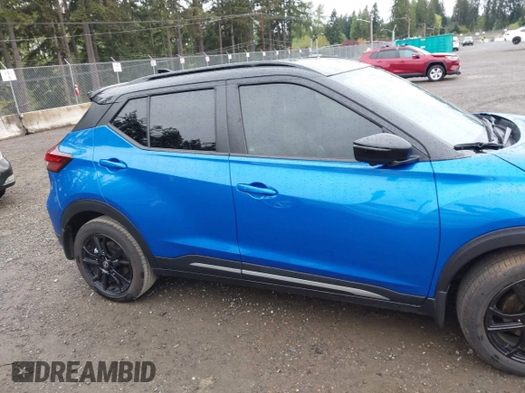 2021 Nissan Kicks SR with VIN 3N1CP5DV8ML561716, listed as a IAAI auction lot 42141359 with 18,137 mi miles and . Bid and sale history available at carsss.com. Image 13.