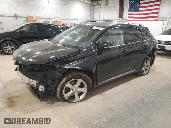 2010 Lexus RX 350 with VIN 2T2BK1BA5AC053780, listed as a Copart auction lot 52973215 with 0 mi miles and Non Repairable. Bid and sale history available at carsss.com. Image 1.