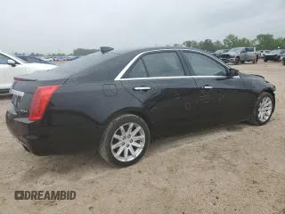 2015 Cadillac CTS with VIN 1G6AP5SXXF0118124, listed as a Copart auction lot 53747665 with 117,800 mi miles and Salvage Title. Bid and sale history available at DreamBid. Image 3.