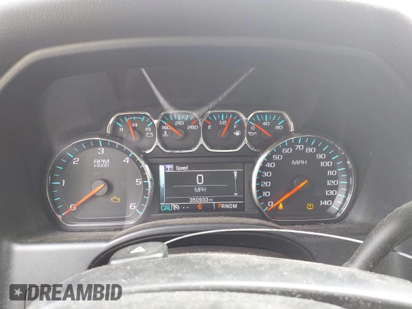 2015 Chevrolet Silverado 1500 LT with VIN 3GCUKREC5FG196217, listed as a IAAI auction lot 42130317 with 350,933 mi miles. Bid and sale history available at carsss.com. Image 7.