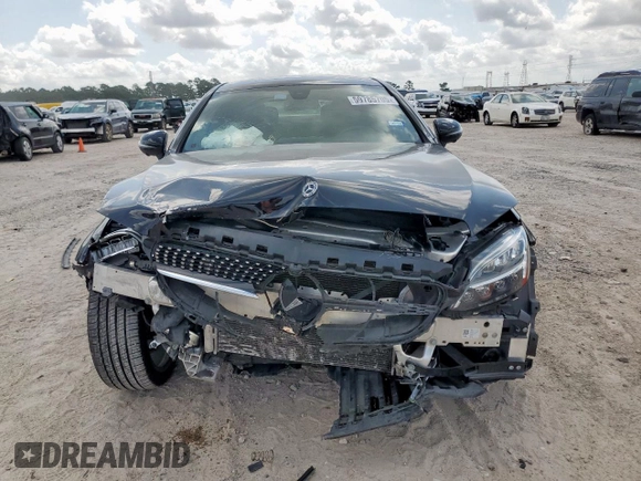 2020 Mercedes-Benz C 300 with VIN W1KWJ8DB2LG035075, listed as a Copart auction lot 59785705 with 27,792 mi miles and Salvage title. Bid and sale history available at DreamBid. Image 5.