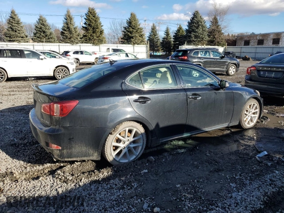 2011 Lexus IS 350 with VIN JTHCE5C21B5000537, listed as a Copart auction lot 87040664 with 200,397 mi miles and Salvage title. Bid and sale history available at DreamBid. Image 3.